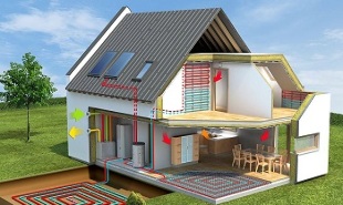 Energiesparendes Passivhaus